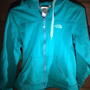 The North Face zip up sweatshirt M